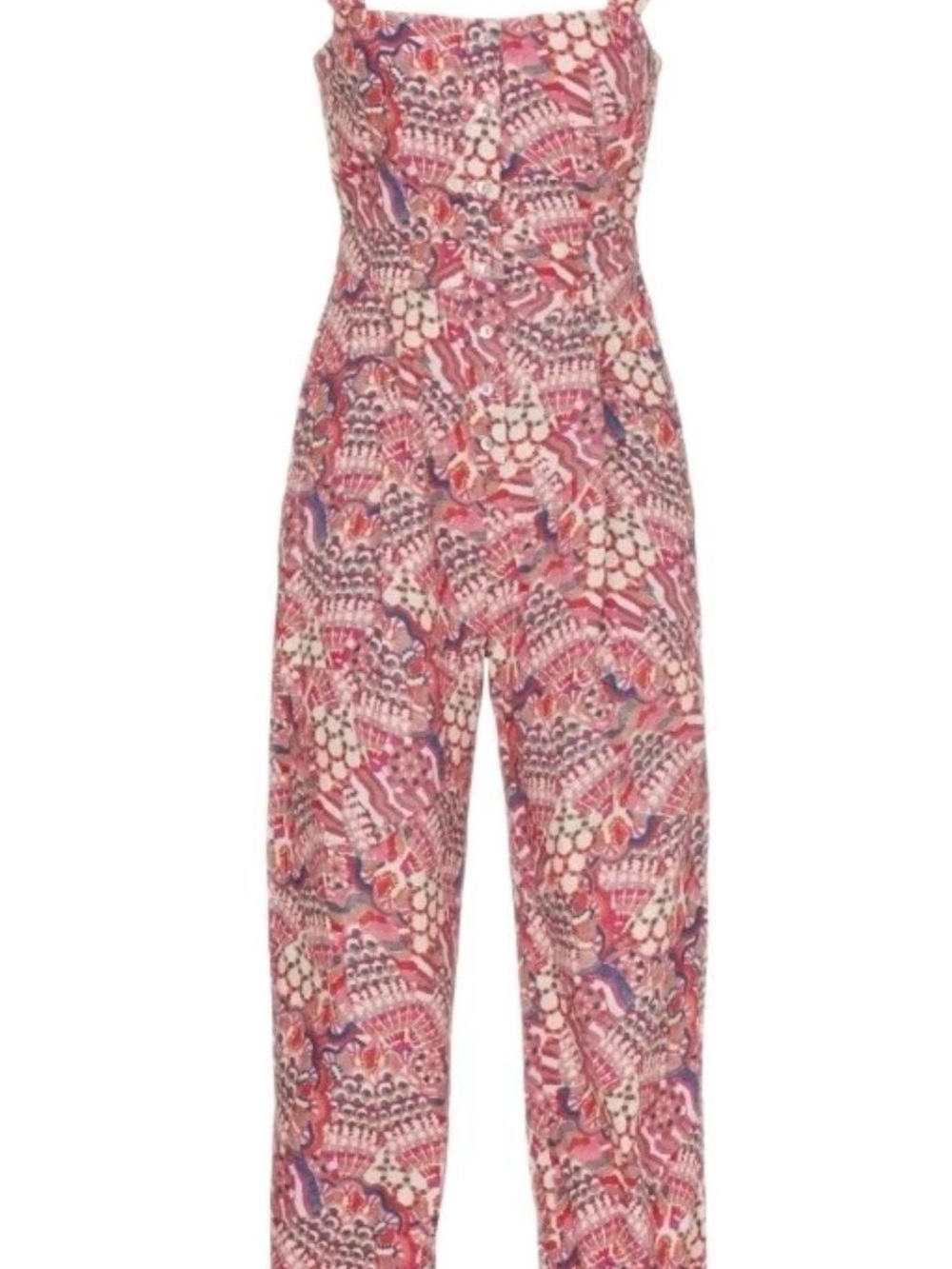 Chufy Peter Jumpsuit Boho Hippie Balloon Leg Small Jam Pink Global Nomad Resort